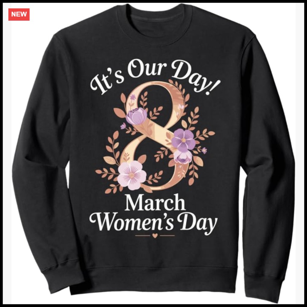 Women's Classic Fit Sweatshirt Feminist Pride Empowerment Design Chic Casual